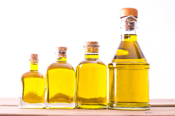 virgin olive oil isolated