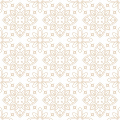 Seamless floral pattern, elegant and repeatable tiles