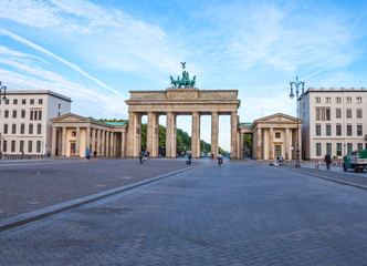Famous Brandenburg Gate, Berlin, Germany © cone88