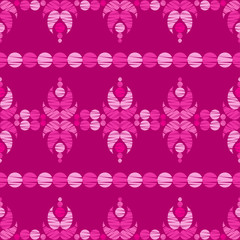 Paisley ornament. Ethnic boho seamless pattern. Ikat. Folk motif. Can be used for wallpaper, textile, invitation card, wrapping, web page background.