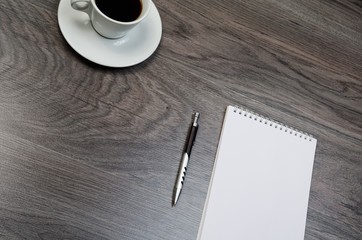Business desk.