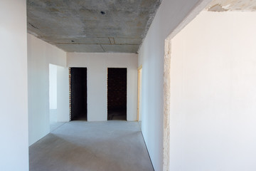 Interior finishing work in the room