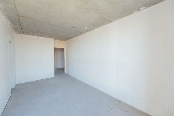 Interior finishing work in the room