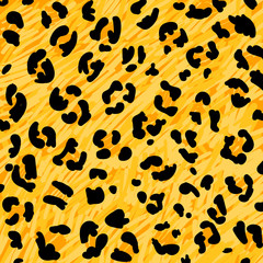 Fototapeta na wymiar Leopard pattern background.