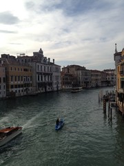 Quarters of houses in Venice, built along the canals