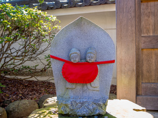 【静岡県伊豆市】修禅寺境内のお地蔵さん【春】