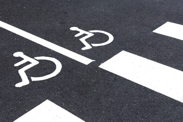 Invalid parking spaces