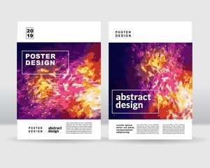 Abstract sky concept poster template. vector eps10