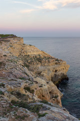 Algar Seco in Carvoeiro in Algarve (Portugal)