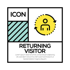 RETURNING VISITOR ICON CONCEPT