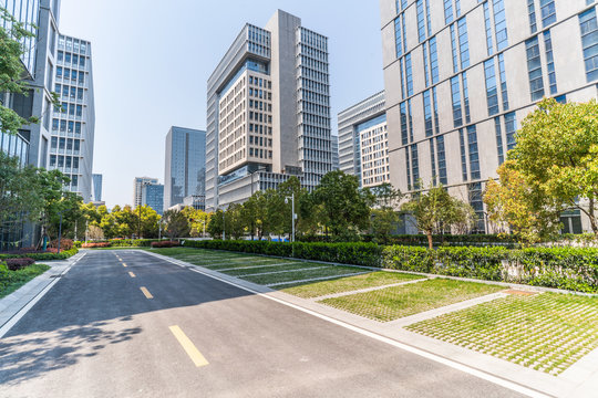 Modern internet technology office area