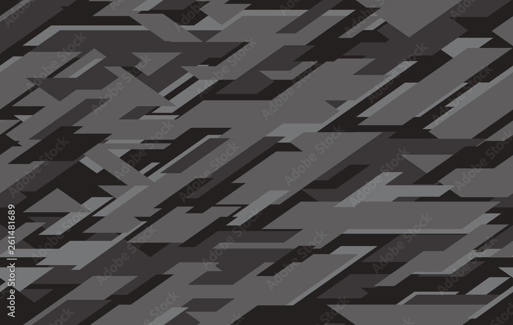 Poster Abstract modern military camo texture style background.