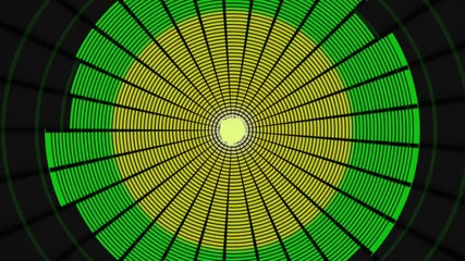 Audio Equalizer bars design sound waves animated disco graphic motion background for concert, party, night club, tv show, music festival, dj, title, dvd, vj mapping. Very nice looking on led screens.