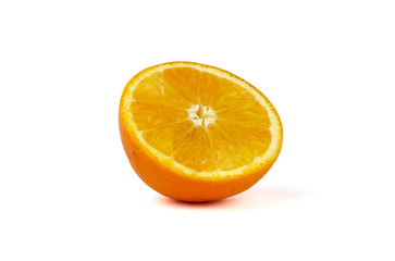 Navel Orange isolated on white background.