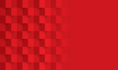 Red abstract background vector with blank space for text.