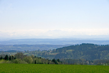 Fototapeta premium Drei Länder Eck. Bodensee.