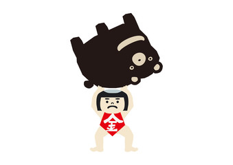 Fototapete 鎧武者 端午の節句のイメージ 日本の季節のイラスト 五月人形 こどもの日のイラスト素材 Tomoko Arakawa