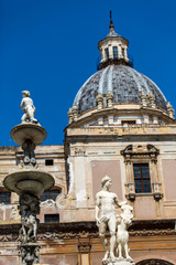 View of Piazza Pretoria, Palermo