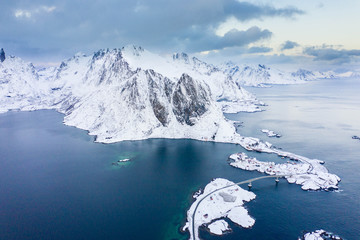 Drohnenaufnahme Lofoten