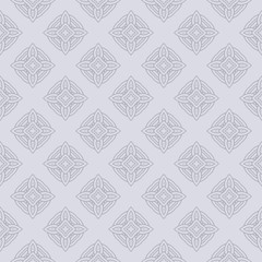 Color Seamless Lace Pattern With Abstract Geometric Flower. Stylish Fashion Design Background For Invitation Card. Illustration.