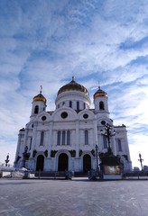 Obraz premium cathedral of christ the savior in moscow