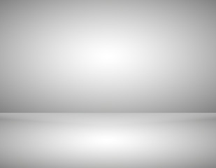 Empty gray color product showcase. Studio room background. Used as background for display your product, Vector