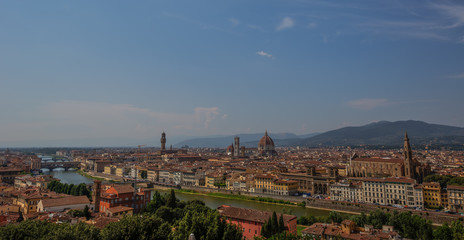 Fototapeta na wymiar A view of Florence skyline at day time