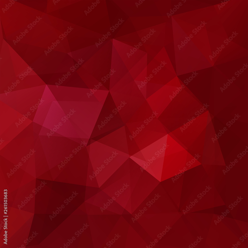 Poster abstract background consisting of red triangles. geometric design for business presentations or web 
