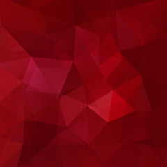 Abstract background consisting of red triangles. Geometric design for business presentations or web template banner flyer. Vector illustration