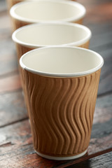 disposable paper takeaway coffee tea cups