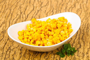 Young sweet corn