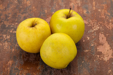 Yellow ripe apples