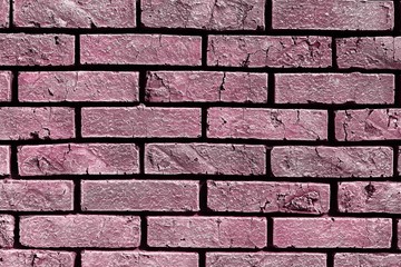 red creative retro brick wall texture - beautiful abstract photo background