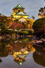 Burg von Osaka Japan