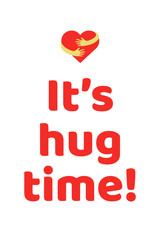 It is hug time poster