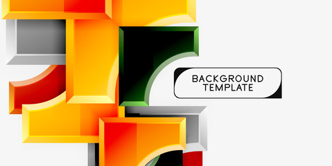 Fototapeta premium Modern geometrical abstract background