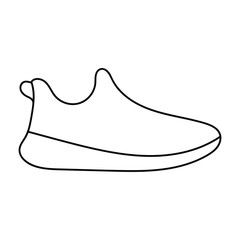 sneakers white background