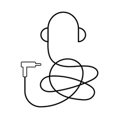tangled headphones icon