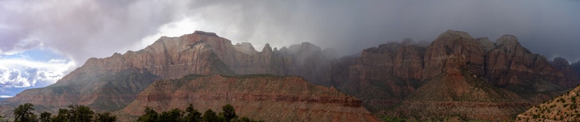 Zion National Park Watchman trail view