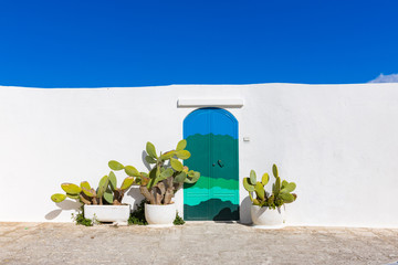 Haustür in Italien