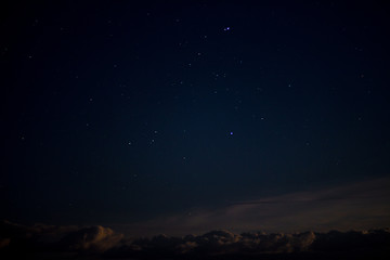 Naklejka premium stars and clouds