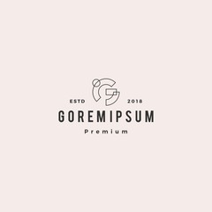 G letter logo vector icon mark