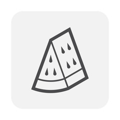 watermelon icon black