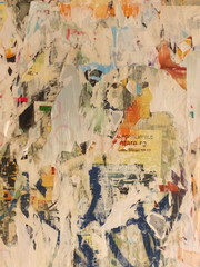 Plakatwand abgerissen
