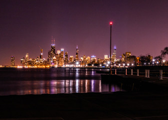 Night Skyline - Chicago