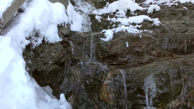 Holy spring gremyachiy Klyuch. Svyatogorye. Moscow region, Sergiev Posad district, village Vzglyadnevo