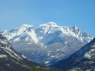 Le alpi Italiane dopo una grande nevicata