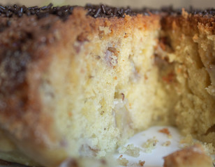 bakery cake close up