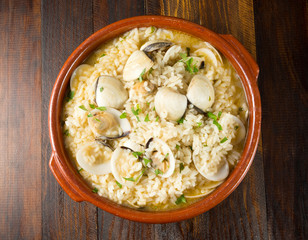 Arroz con almejas