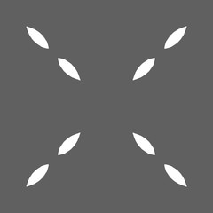 Pattern tile, ornate geometric pattern and two-tone abstract background